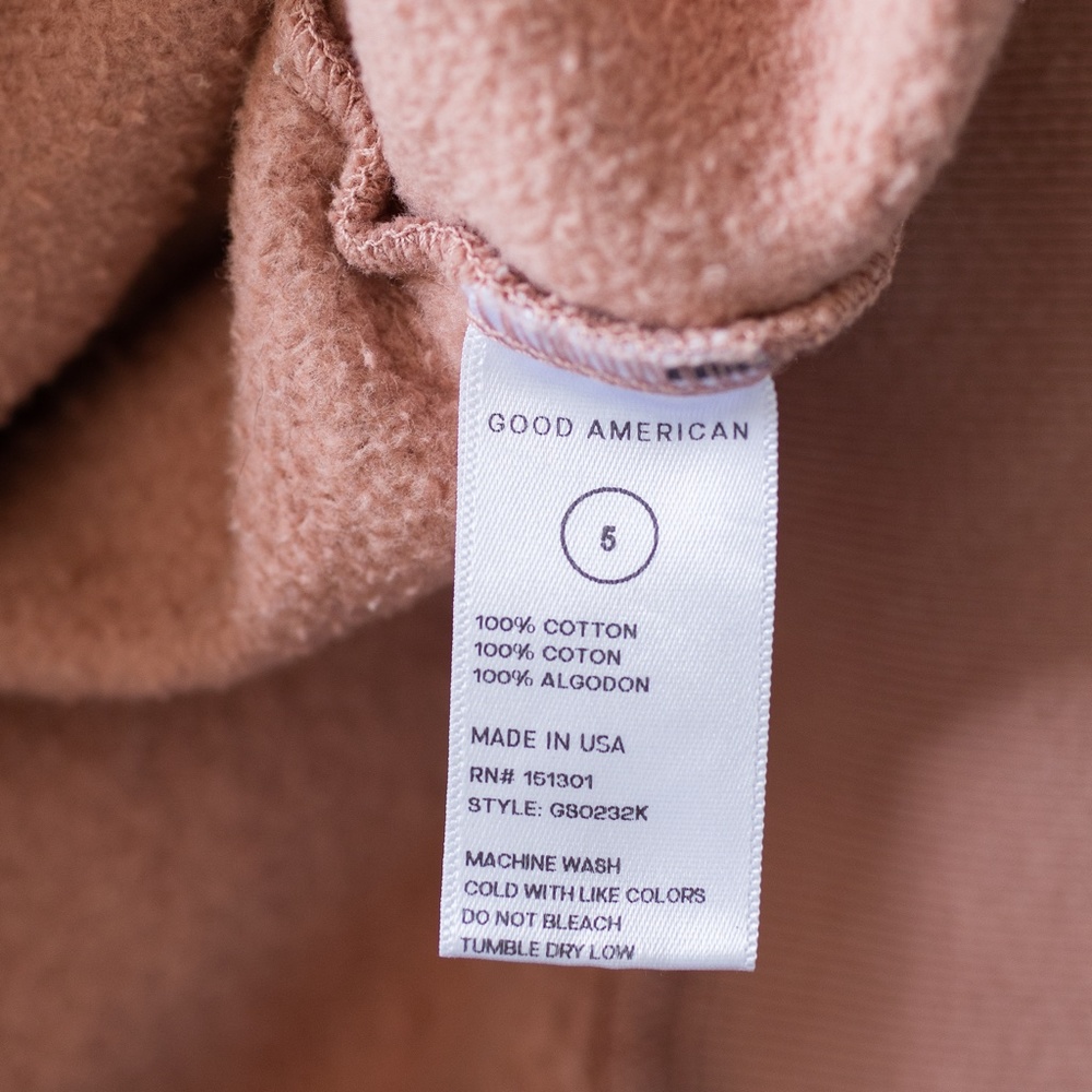 Good American Cropped & Cool Dusk Hoodie Size 2XL - Picture 5 of 8